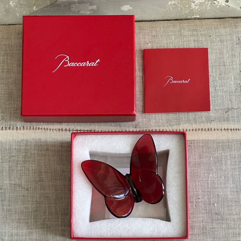 Baccarat Red Butterfly